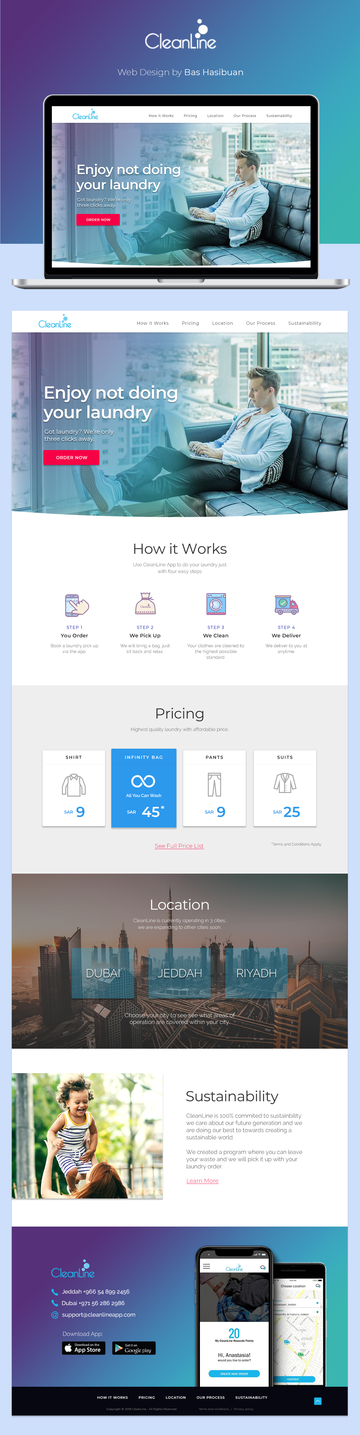 Clean Line - Web Design